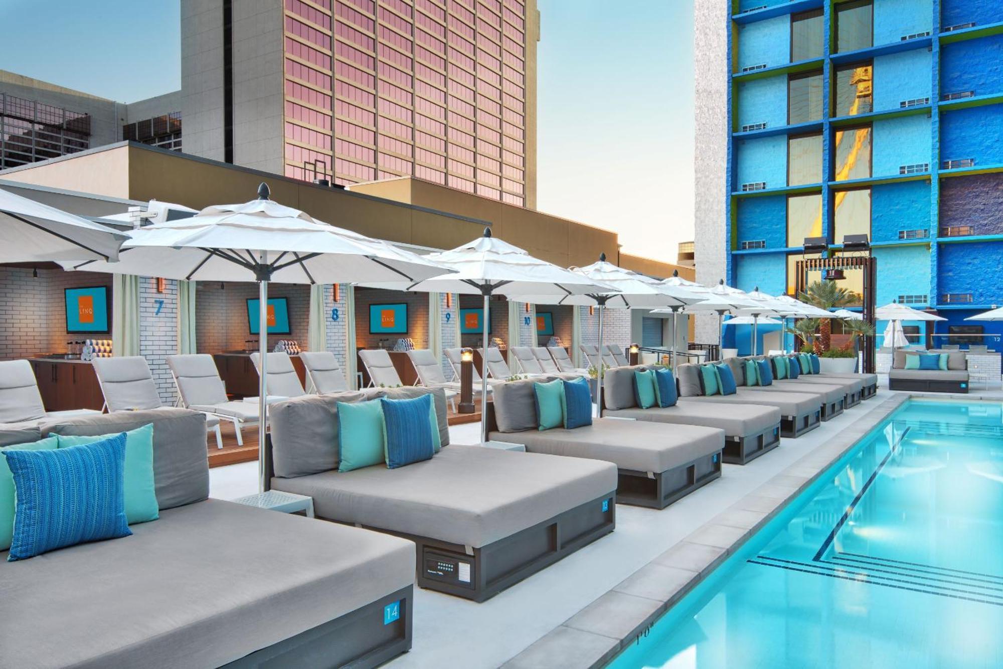 The Linq Hotel And Casino Las Vegas Esterno foto pool deck